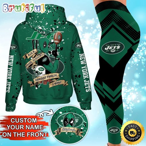 NFL New York Jets Custom Name Special Edition Hoodie Leggings Set