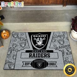 NFL Oakland Raiders Special Edition Rubber Doormat