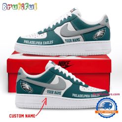 NFL Philadelphia Eagles Custom Name Limited Edition Air Force 1 Sneakers