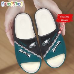 NFL Philadelphia Eagles Custom Name Special Edition Comfort Slippers