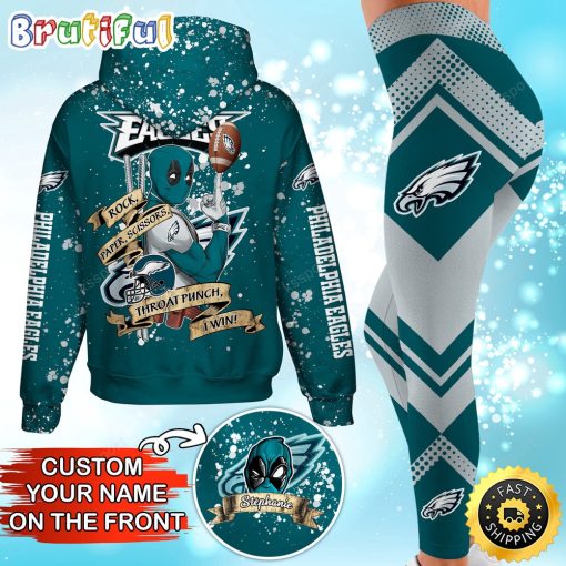 NFL Philadelphia Eagles Custom Name Special Edition Hoodie Leggings Set