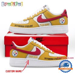 NFL Pittsburgh Steelers Custom Name Limited Edition Air Force 1 Sneakers