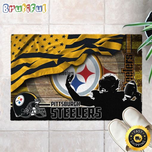 NFL Pittsburgh Steelers Limited Edition Rubber Doormat