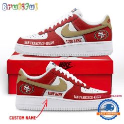 NFL San Francisco 49ers Custom Name Limited Edition Air Force 1 Sneakers