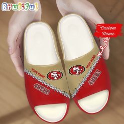 NFL San Francisco 49ers Custom Name Special Edition Comfort Slippers