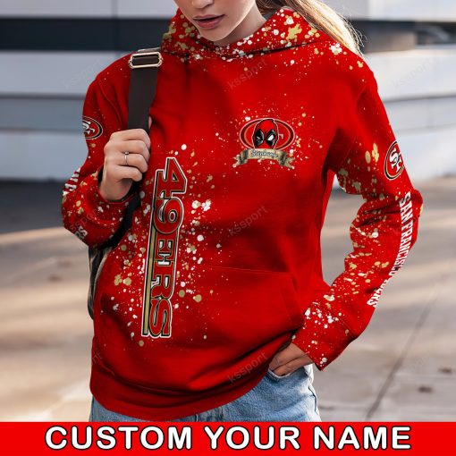 NFL San Francisco 49ers Custom Name Special Edition Hoodie Leggings Set