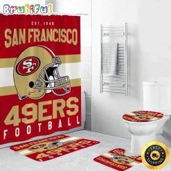 NFL San Francisco 49ers Limited Edition Shower Curtain and Rugs