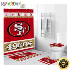 NFL San Francisco 49ers Special Edition Shower Curtain and Rugs
