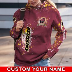 NFL Washington Redskins Custom Name Special Edition Hoodie Leggings Set
