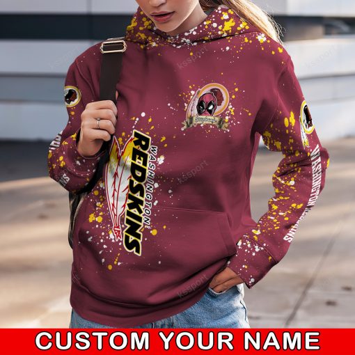 NFL Washington Redskins Custom Name Special Edition Hoodie Leggings Set