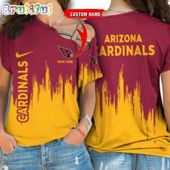 NFL Arizona Cardinals Custom Name Limited Edition One Shoulder T-Shirt