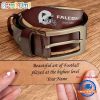 NFL Atlanta Falcons Custom Name Leather Belt