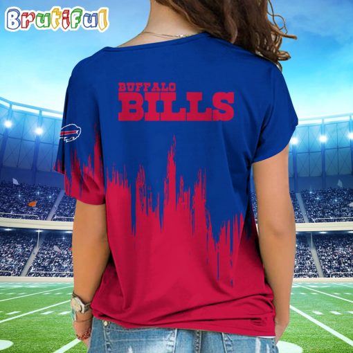 NFL Buffalo Bills Custom Name Limited Edition One Shoulder T-Shirt