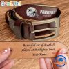 NFL Green Bay Packers Custom Name Leather Belt