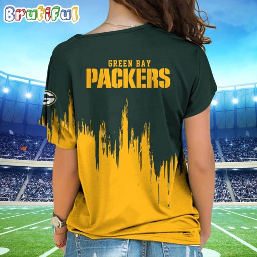 NFL Green Bay Packers Custom Name Limited Edition One Shoulder T-Shirt