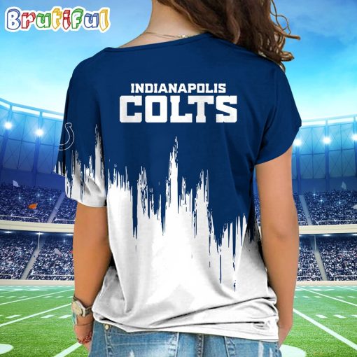 NFL Indianapolis Colts Custom Name Limited Edition One Shoulder T-Shirt