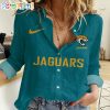 NFL Jacksonville Jaguars Custom Name New Edition Casual Shirt for Women