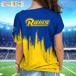 NFL Los Angeles Rams Custom Name Limited Edition One Shoulder T-Shirt