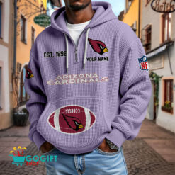Arizona Cardinals – Waffle Hoodie Limited Edition with Custom Name