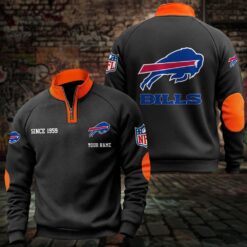 Buffalo Bills – Quarter-Zip Sweatshirt Limited Edition with Custom Name