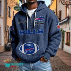 Buffalo Bills – Waffle Hoodie Limited Edition with Custom Name