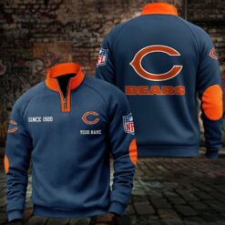 Chicago Bears – Quarter-Zip Sweatshirt Limited Edition with Custom Name