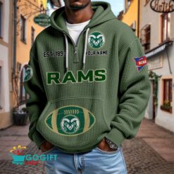 Colorado State Rams – Waffle Hoodie Special Edition with Custom Name