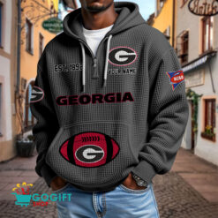 Georgia Bulldogs – Waffle Hoodie Special Edition with Custom Name