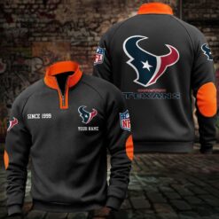 Houston Texans – Quarter-Zip Sweatshirt Limited Edition with Custom Name