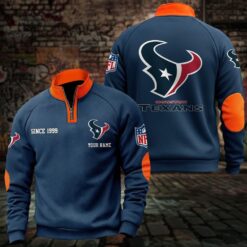 Houston Texans – Quarter-Zip Sweatshirt Limited Edition with Custom Name