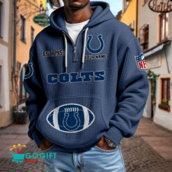 Indianapolis Colts – Waffle Hoodie Limited Edition with Custom Name