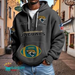 Jacksonville Jaguars – Waffle Hoodie Limited Edition with Custom Name
