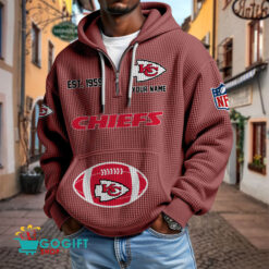 Kansas City Chiefs – Waffle Hoodie Limited Edition with Custom Name