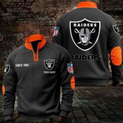 Las Vegas Raiders – Quarter-Zip Sweatshirt Limited Edition with Custom Name
