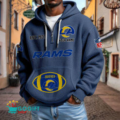 Los Angeles Rams – Waffle Hoodie Limited Edition with Custom Name