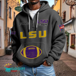 LSU Tigers – Waffle Hoodie Special Edition with Custom Name
