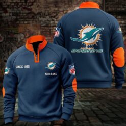 Miami Dolphins – Quarter-Zip Sweatshirt Limited Edition with Custom Name