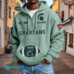 Michigan State Spartans – Waffle Hoodie Special Edition with Custom Name