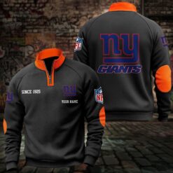 New York Giants – Quarter-Zip Sweatshirt Limited Edition with Custom Name