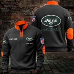 New York Jets – Quarter-Zip Sweatshirt Limited Edition with Custom Name