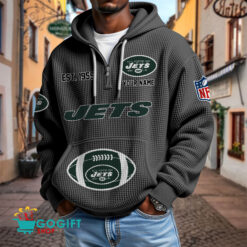 New York Jets – Waffle Hoodie Limited Edition with Custom Name