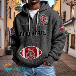 Ohio State Buckeyes – Waffle Hoodie Special Edition with Custom Name