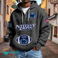 Penn State Nittany Lions – Waffle Hoodie Special Edition with Custom Name