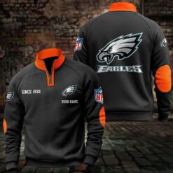Philadelphia Eagles – Quarter-Zip Sweatshirt Limited Edition with Custom Name