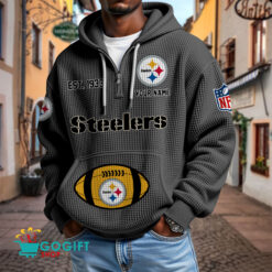 Pittsburgh Steelers – Waffle Hoodie Limited Edition with Custom Name