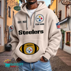 Pittsburgh Steelers – Waffle Hoodie Limited Edition with Custom Name