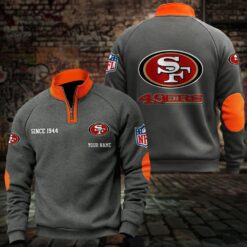 San Francisco 49ers – Quarter-Zip Sweatshirt Limited Edition with Custom Name
