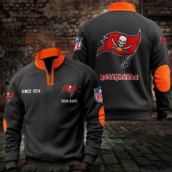 Tampa Bay Buccaneers – Quarter-Zip Sweatshirt Limited Edition with Custom Name