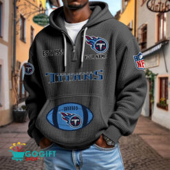 Tennessee Titans – Waffle Hoodie Limited Edition with Custom Name