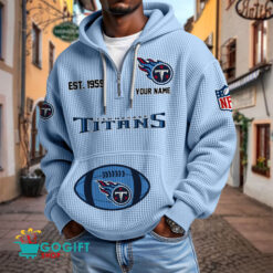 Tennessee Titans – Waffle Hoodie Limited Edition with Custom Name